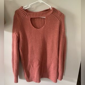 Juniors Medium Cutout Sweater